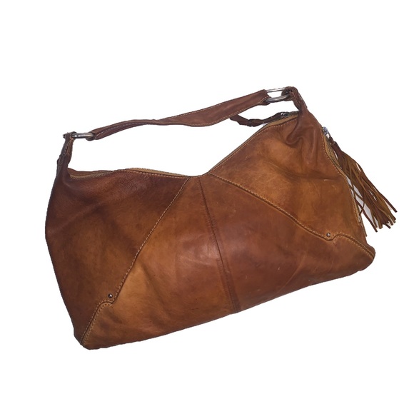 ** SOLD **    Vintage HOBO International Leather - Picture 2 of 3